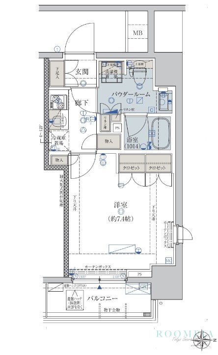 4階の間取り図