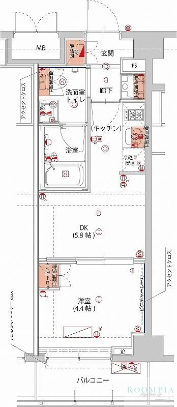 2階の間取り図