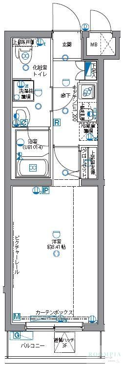 4階の間取り図