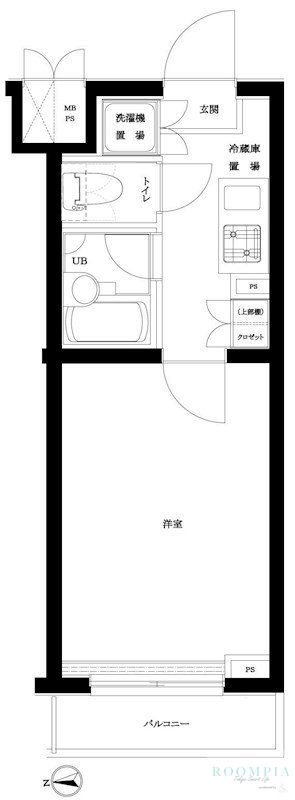 2階の間取り図
