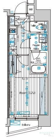 6階の間取り図