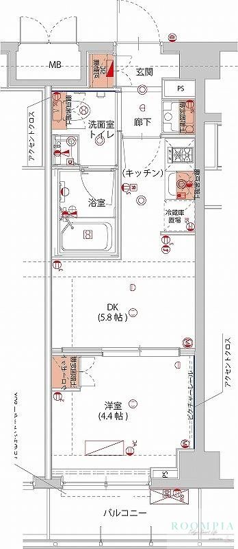 5階の間取り図