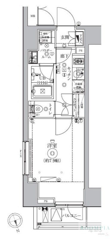 10階の間取り図