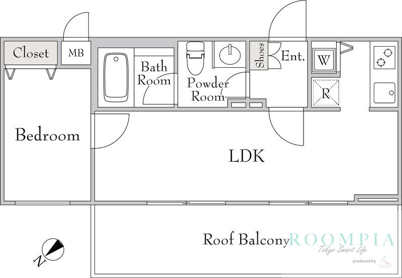4階の間取り図