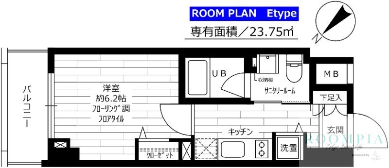 6階の間取り図
