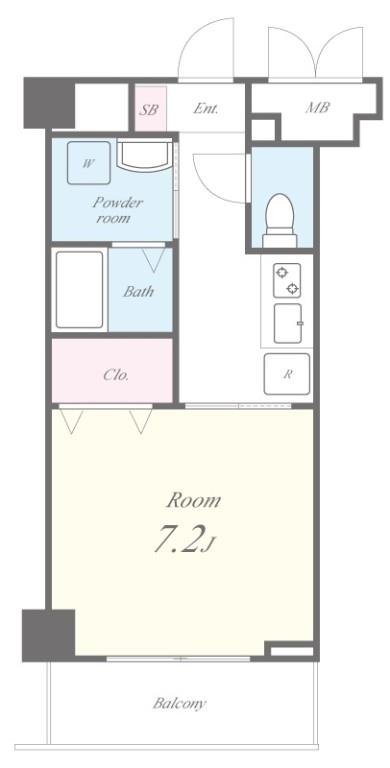 5階の間取り図