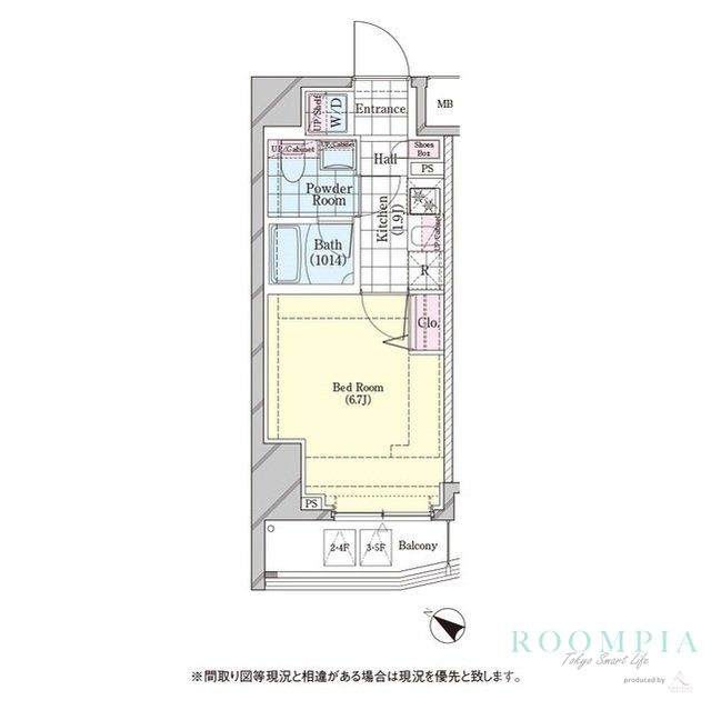 3階の間取り図