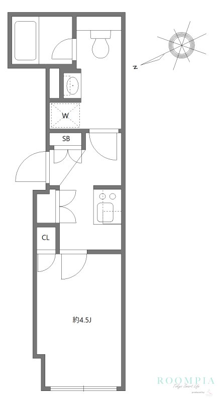 1階の間取り図