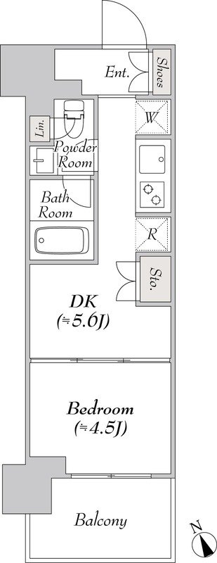 10階の間取り図