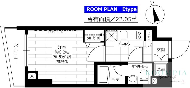 1階の間取り図