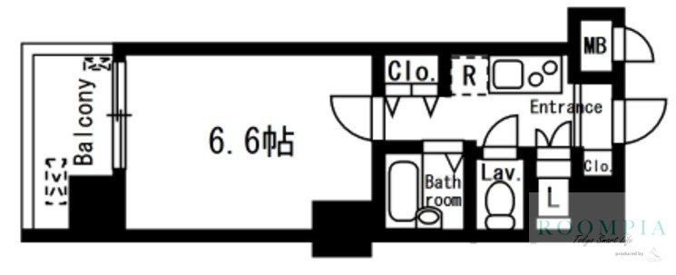 8階の間取り図