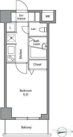 1階の間取り図