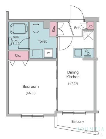 2階の間取り図