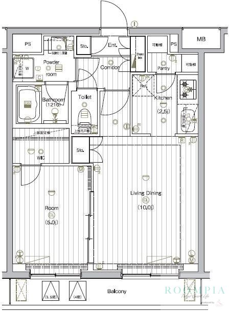 3階の間取り図