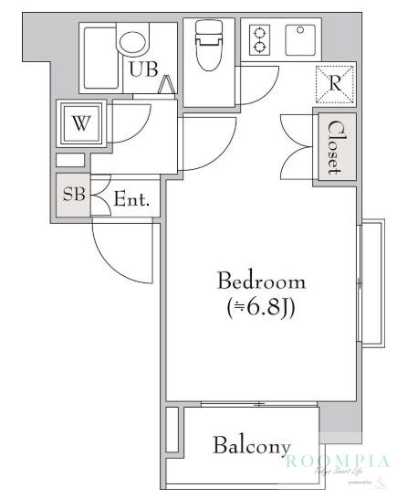 8階の間取り図