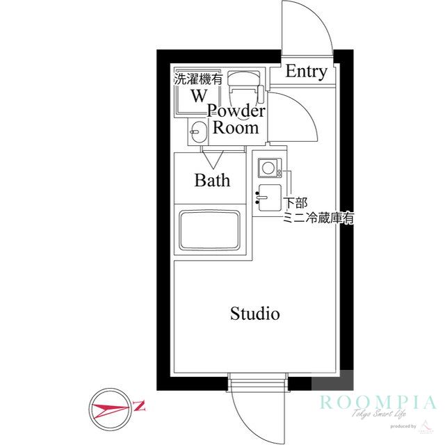 4階の間取り図