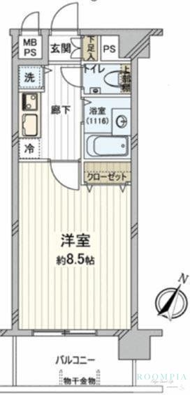 1階の間取り図
