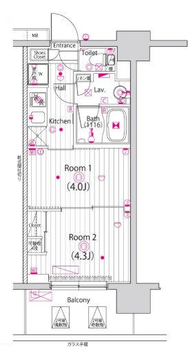 9階の間取り図
