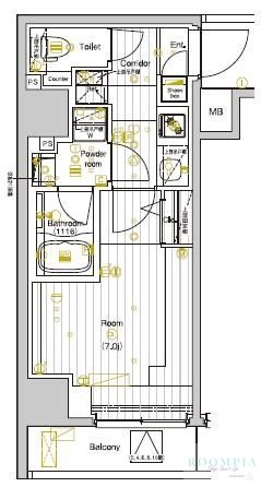 4階の間取り図