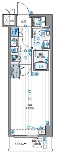 4階の間取り図