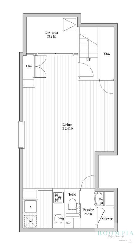 1階の間取り図