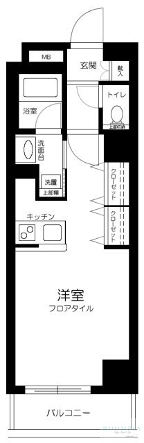 6階の間取り図