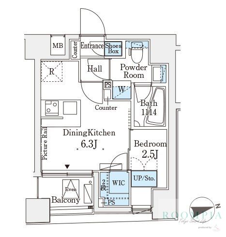 13階の間取り図