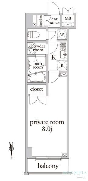 7階の間取り図