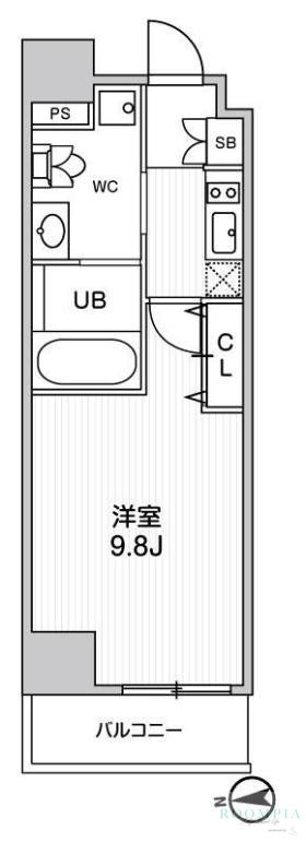 3階の間取り図
