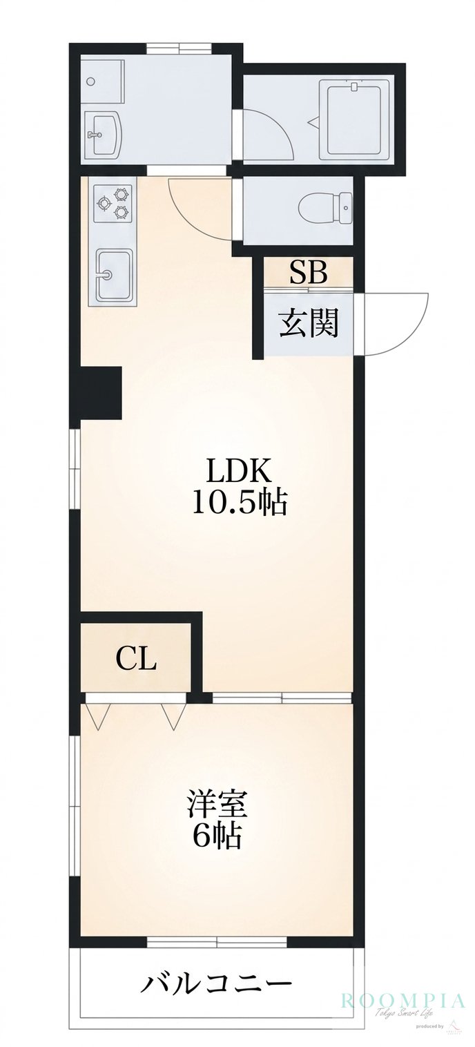 2階の間取り図