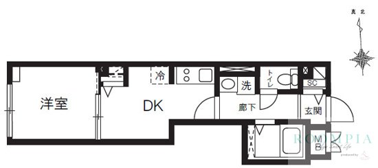 2階の間取り図