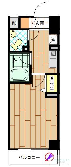4階の間取り図