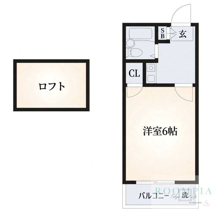 1階の間取り図