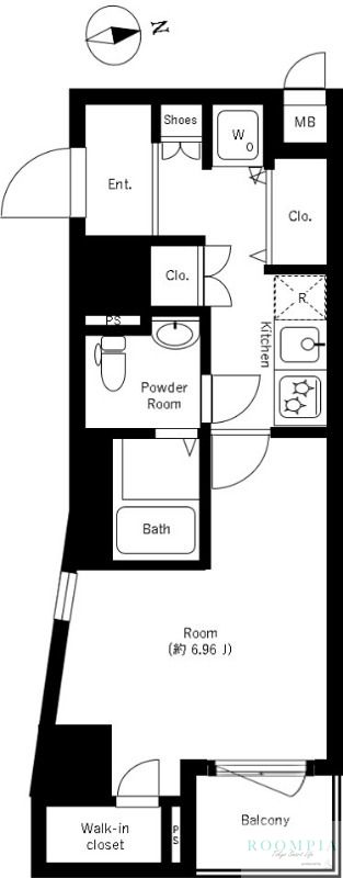 3階の間取り図