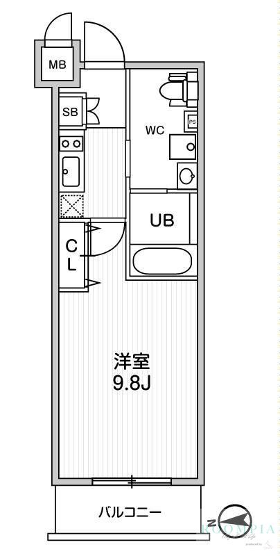 7階の間取り図