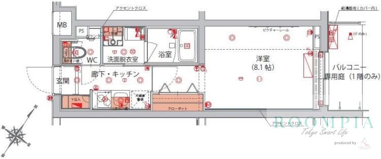 3階の間取り図