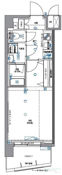 6階の間取り図