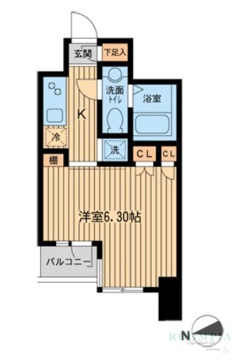9階の間取り図