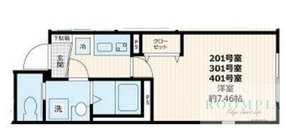 2階の間取り図