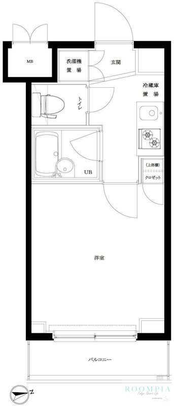 2階の間取り図