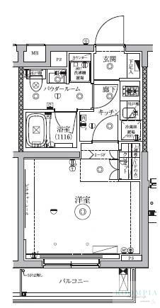 3階の間取り図