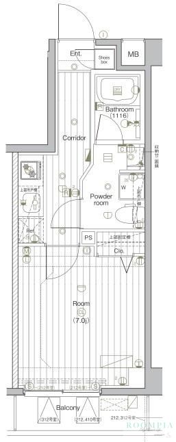 3階の間取り図
