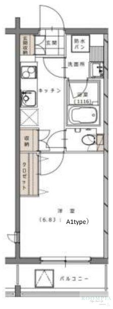 1階の間取り図