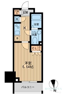 11階の間取り図
