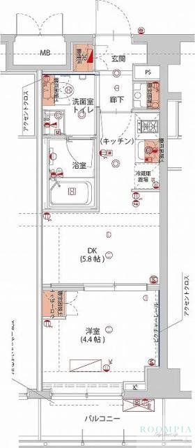 5階の間取り図