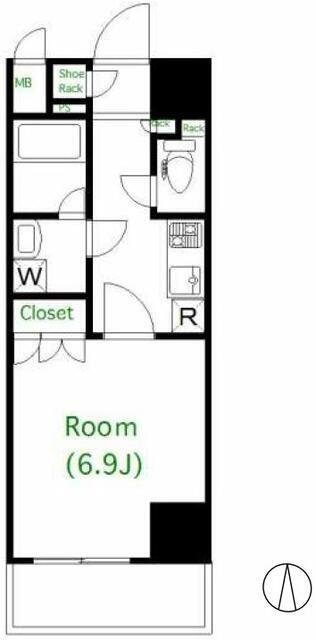 2階の間取り図