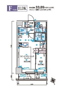 9階の間取り図