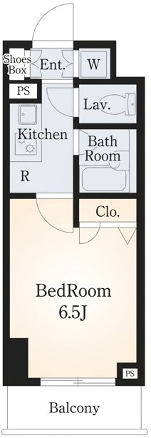 8階の間取り図
