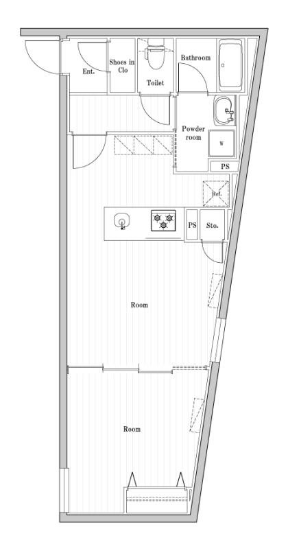 1階の間取り図
