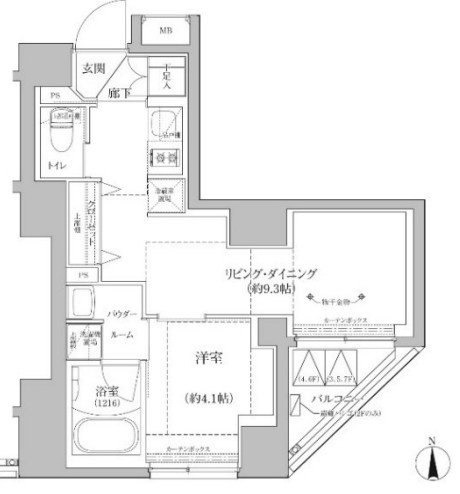 7階の間取り図